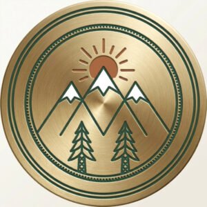 compass keychain — Mile High Goodies